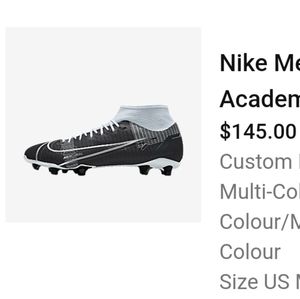 Nike Mercurial Superfly 8 Academy Custom made soccer cleats